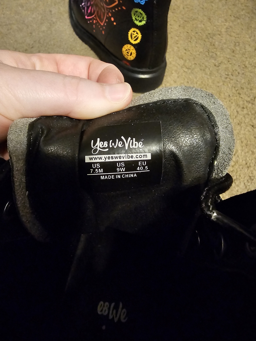 Yes We Vibe Chakra Love Boots - Picture 4 of 6